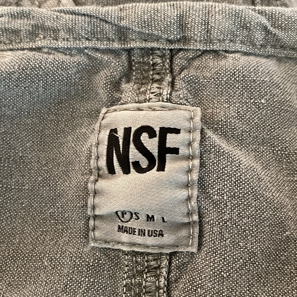 NSF great jumpsuit with belt loops and two great front pockets w/ a back pocket - Picture 8 of 14